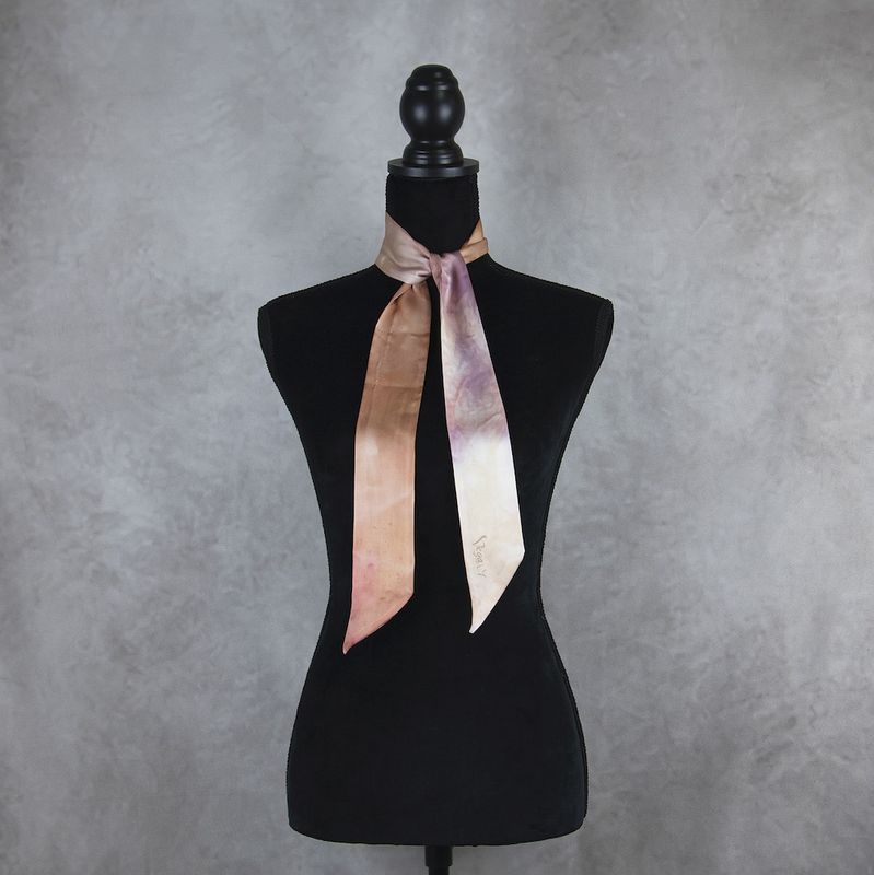 Hodvábna šatka Twilly LIMITED_048 – Ručne vyrábaná