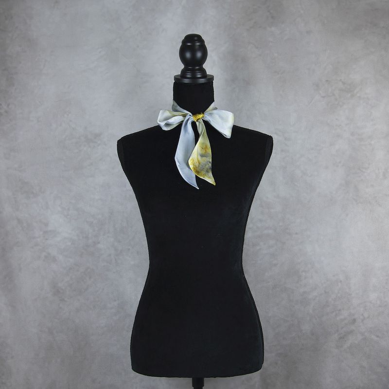 Hodvábna šatka Twilly LIMITED_043 – Ručne vyrábaná