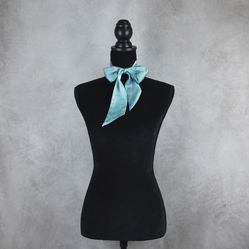 Hodvábna šatka Twilly LIMITED_036 – Ručne vyrábaná