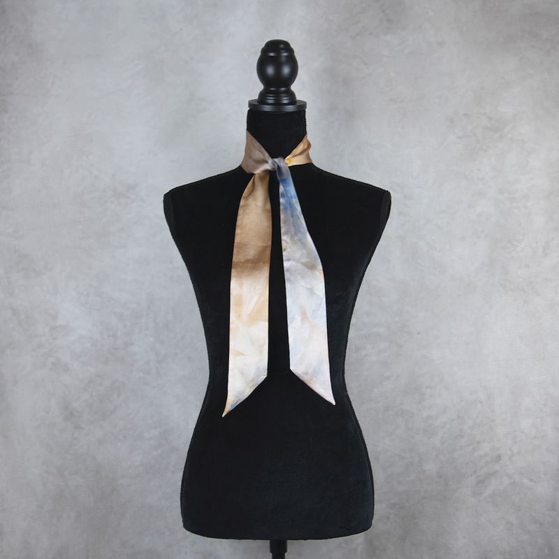 Hodvábna šatka Twilly LIMITED_014 – Ručne vyrábaná