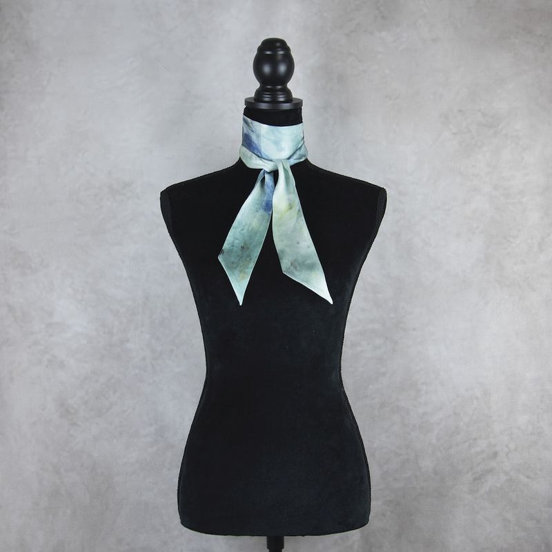 Hodvábna šatka Twilly LIMITED_006 – Ručne vyrábaná