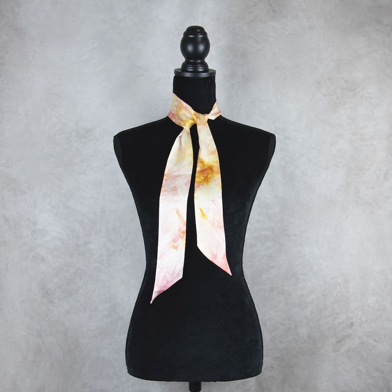 Hodvábna šatka Twilly LIMITED_005 – Ručne vyrábaná