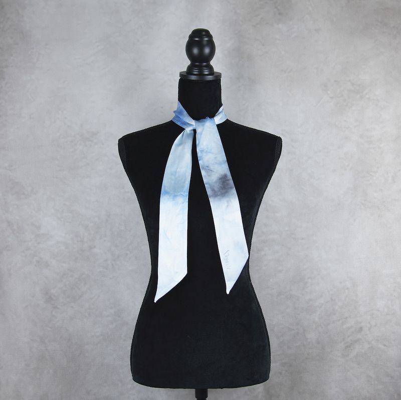 Hodvábna šatka Twilly LIMITED_002 – Ručne vyrábaná