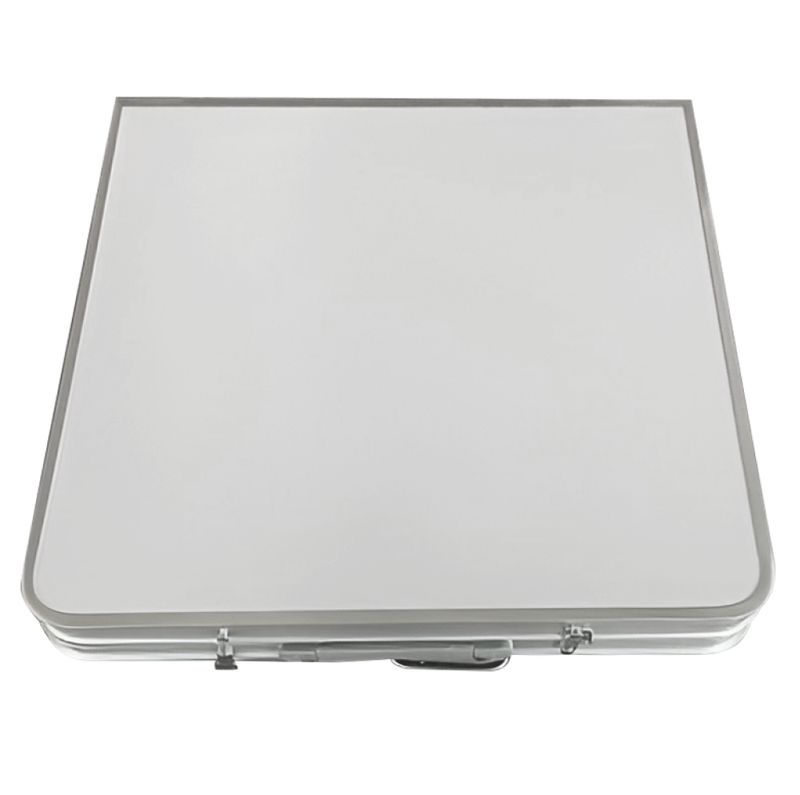 Skladací kempingový stôl 120 cm, hliník-MDF