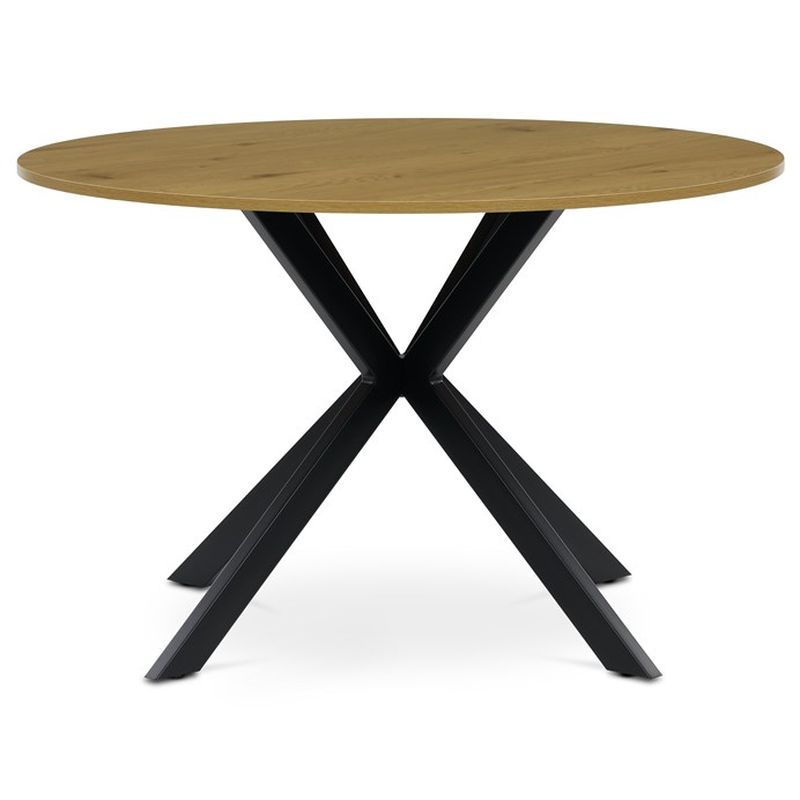 Jedálenský okrúhly stôl 120, MDF doska s dekorom divokého duba