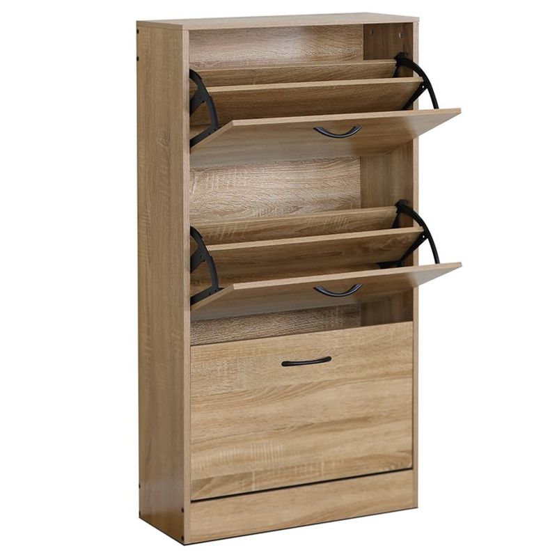 Botník s tromi priehradkami, dub