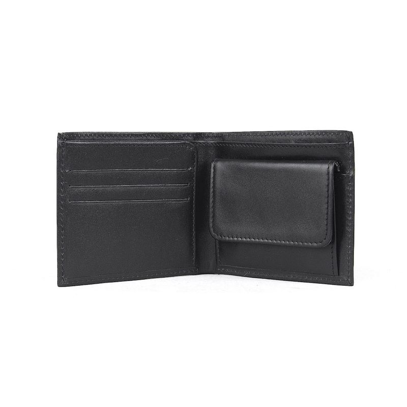 Luxusná peňaženka z pravej kože v čiernej farbe