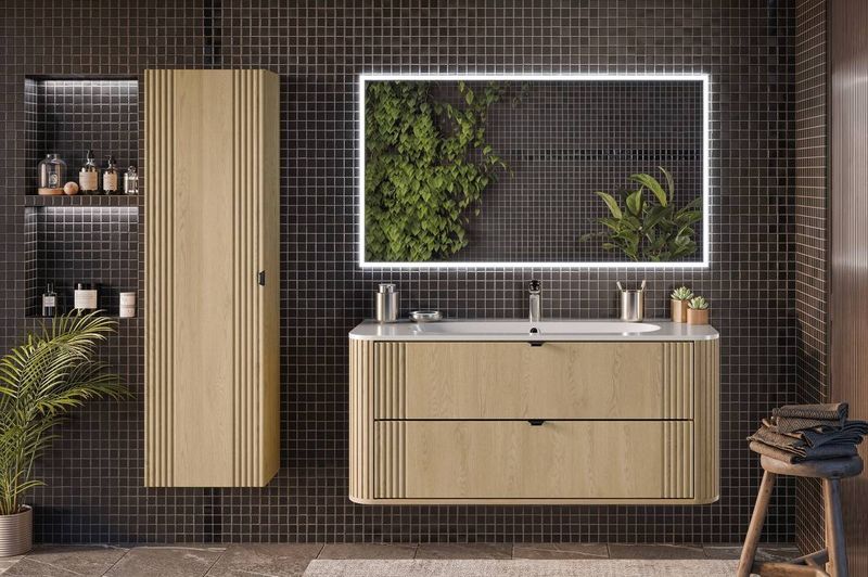 Skrinka do kúpeľne 80-40-1D, Dub cremona, 1x dvierka