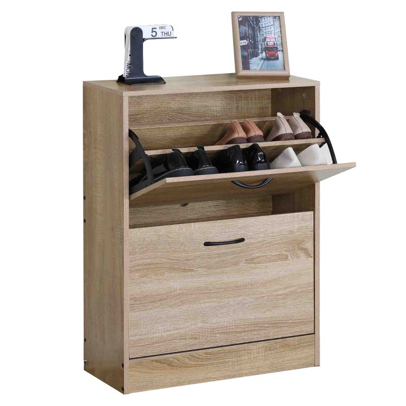 Praktický botník 2-radový, dub