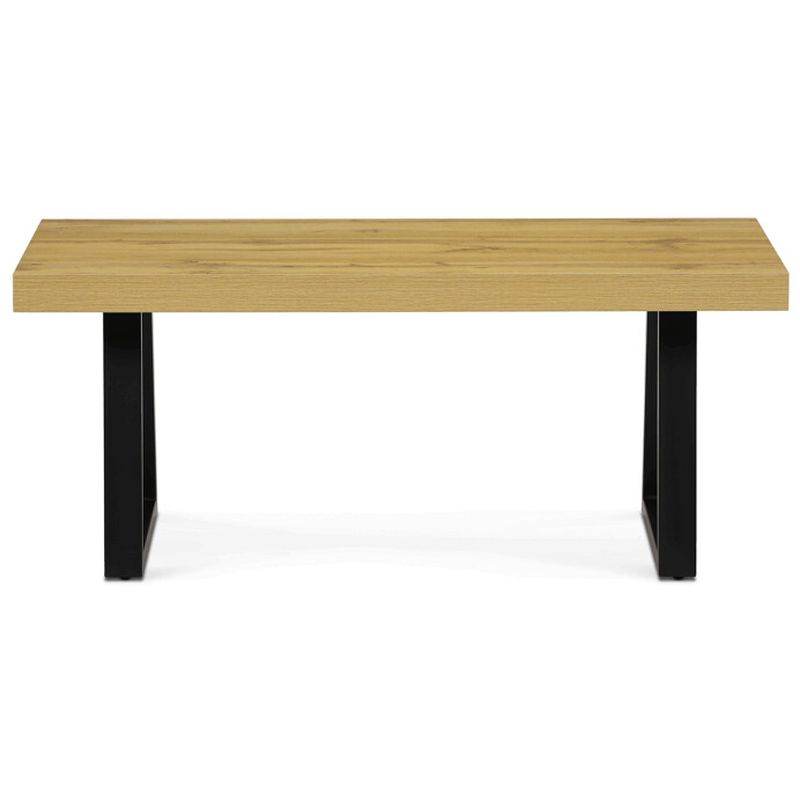 Konferenčný stolík MDF doska, dekor dub-čierna