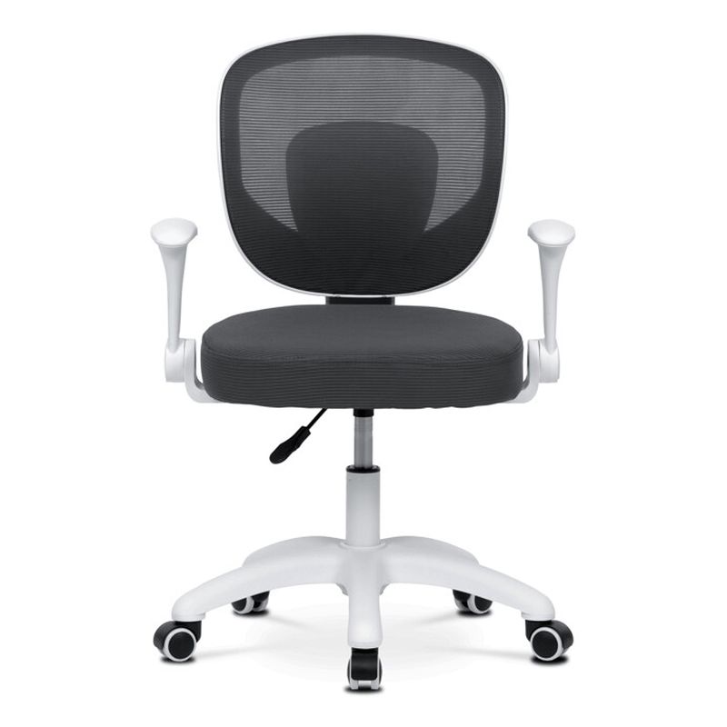 Detská stolička, výškovo nastaviteľná, sivá sieťovina