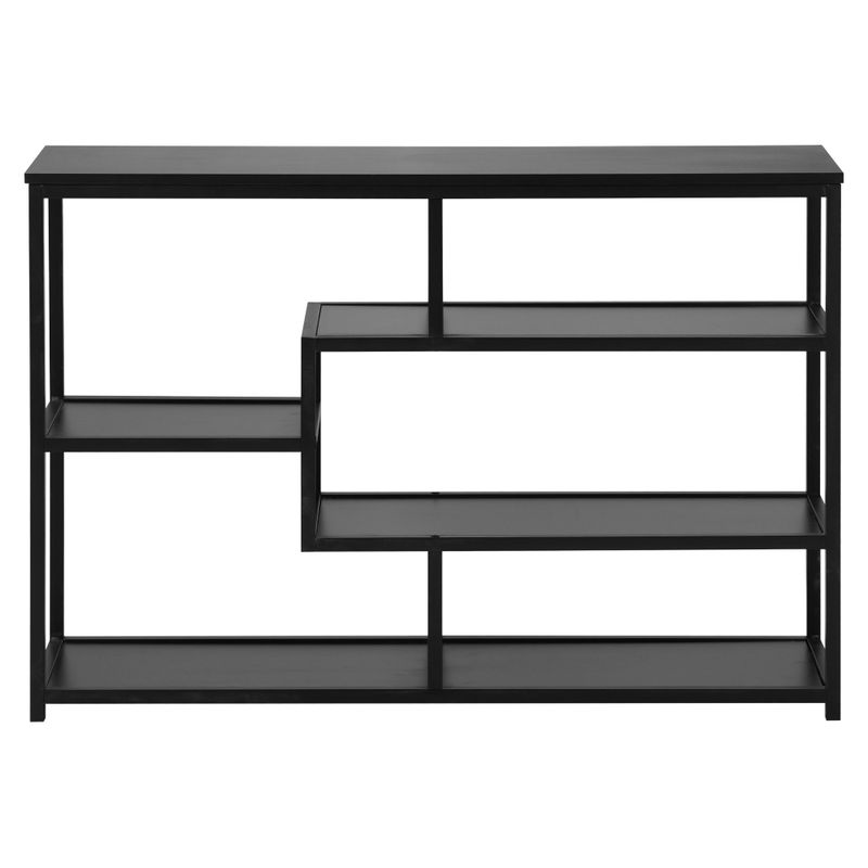Kovový regál čierny, TYP 2