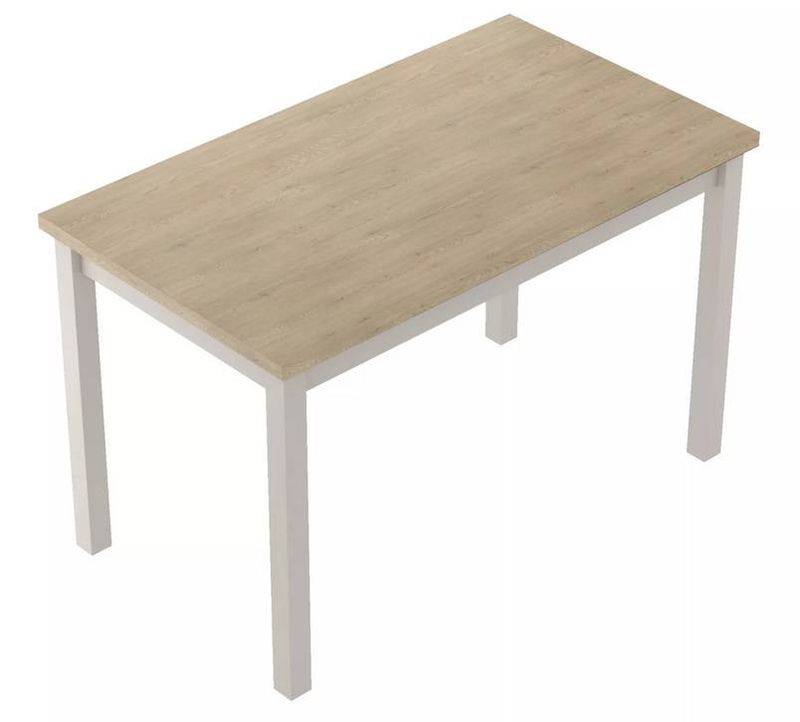 Jednoduchý jedálenský stôl 120, kašmír-dub cremona torro