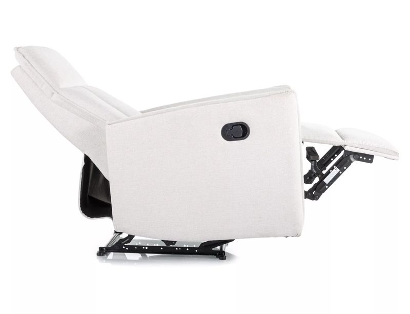 Relaxačné televízne polohovateľné kreslo, svetlobéžová brego 22