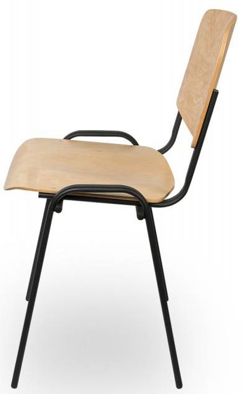 Konferenčná stolička 0181, čierna-natural