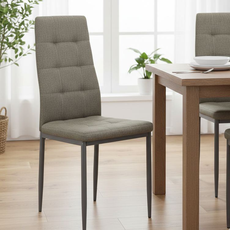 Moderná jedálenská stolička ARIS v hnedom odtieni