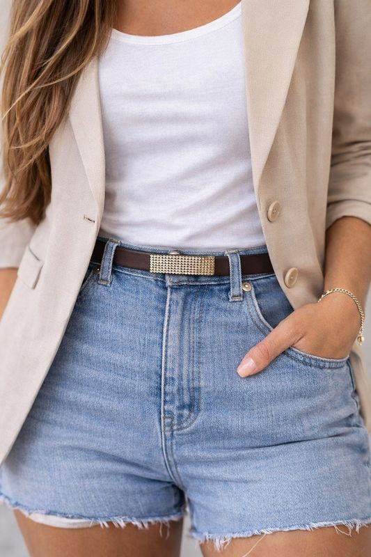 Dámsky kožený opasok SWAROVSKI BROWN, šírka 2cm, Bordový