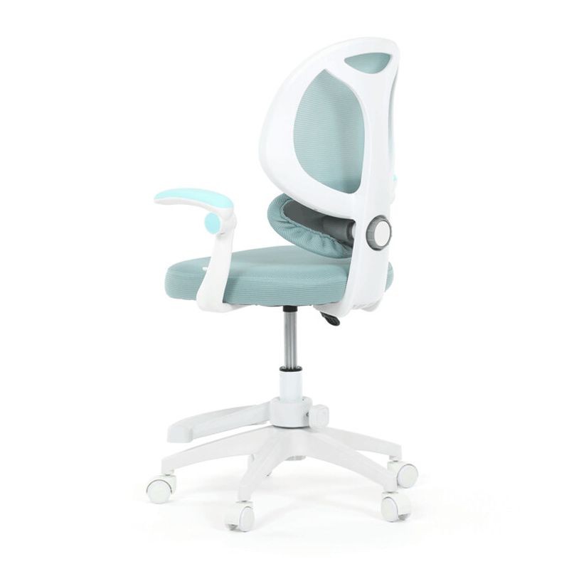 Detská kancelárska stolička, modrá sieťovina