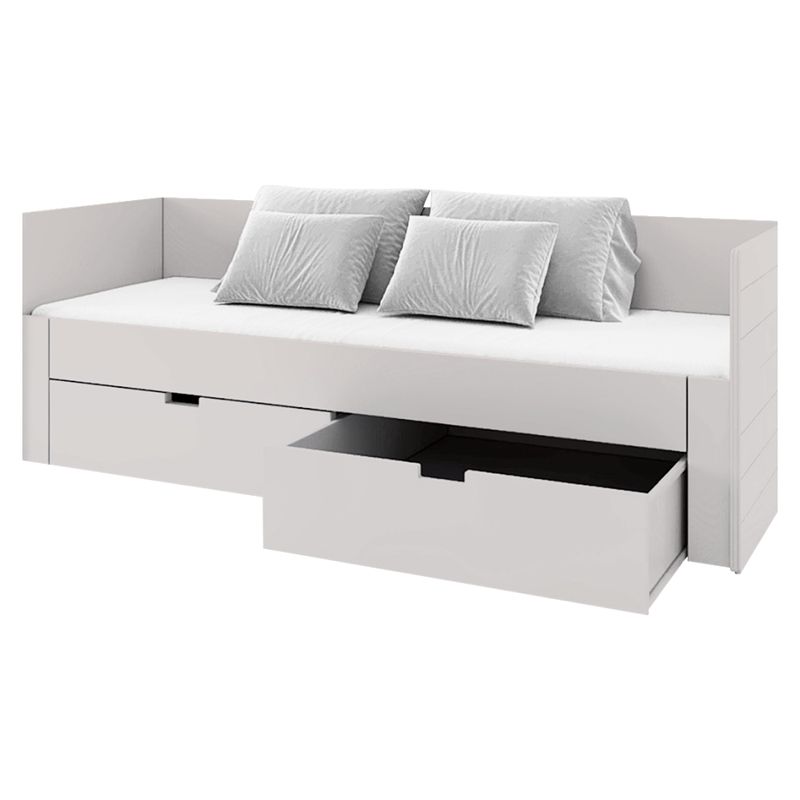 Rozkladacia posteľ 90-180x200 s roštom, kašmír