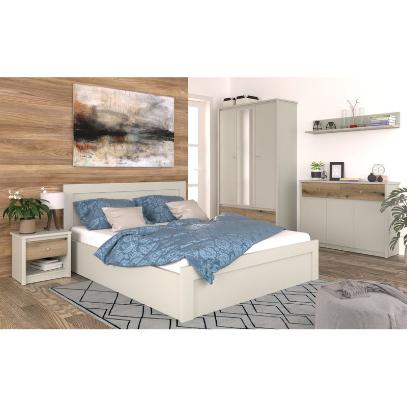 Závesná polica 125 cm, kašmír