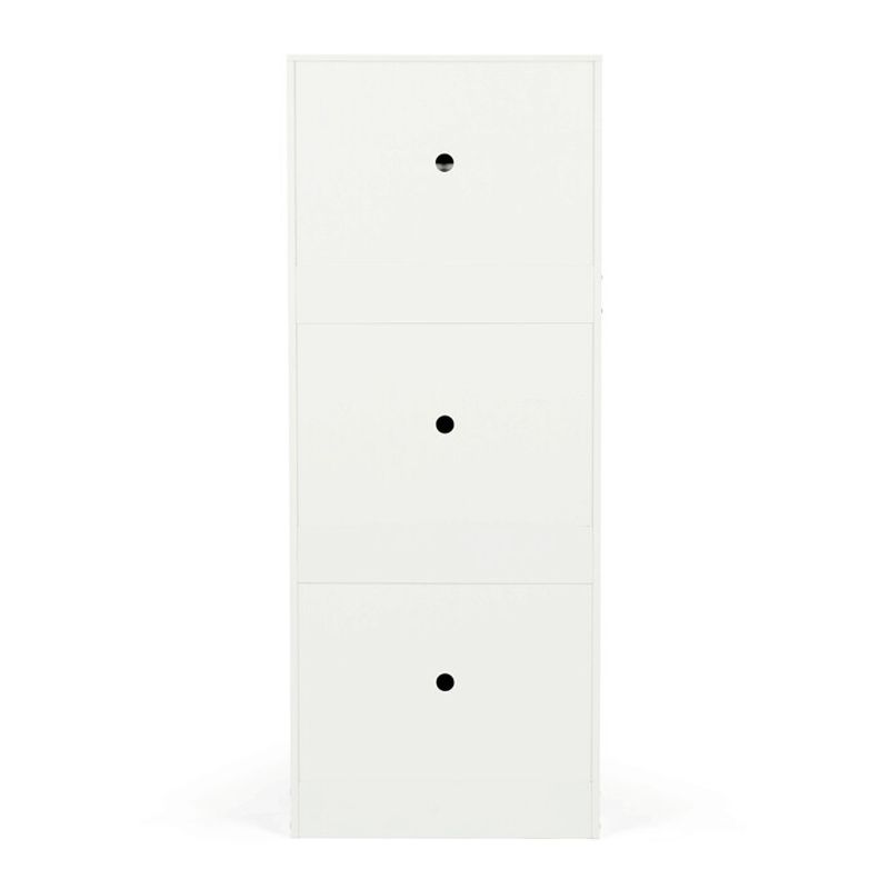 Botník so štyrmi priehradkami, biely