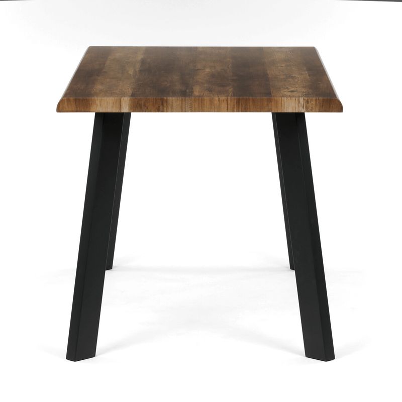 Moderný jedálenský stôl 140 × 80cm, old wood s kovovými nohami