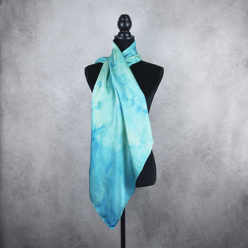 Luxusná hodvábna šatka LIMITED_334 – 100 % prírodný hodváb, 90 × 90 cm