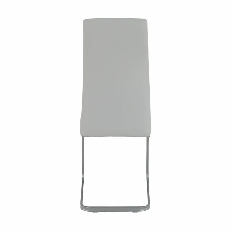 Jedálenská stolička v modernom štýle svetlosivá