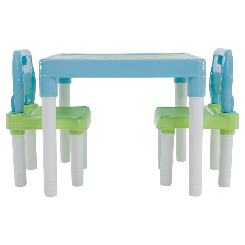 Detský set 1+2, modrá-zelená-biela