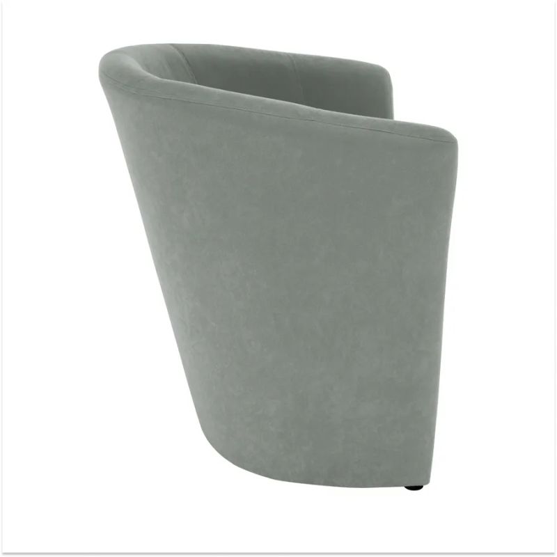 Elegantné kreslo, zelená látka