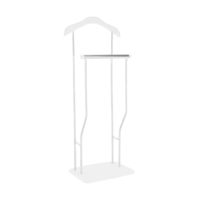 Nemý sluha vo farebnom prevedení chróm s bielou