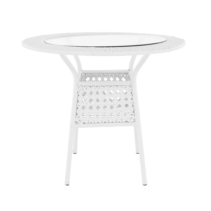 Záhradný set, 1+4, v bielom prevedení