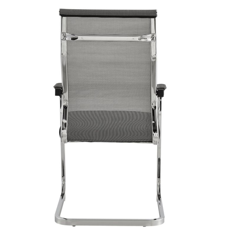 Konferenčná stolička sivá-čierna