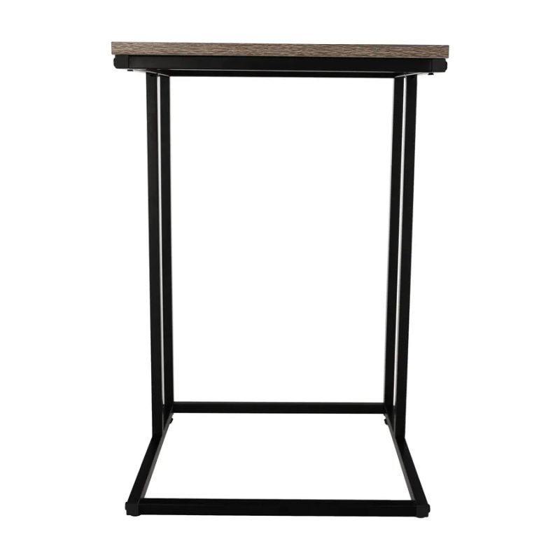 Príručný stolík v elegantných farbách dub/čierna