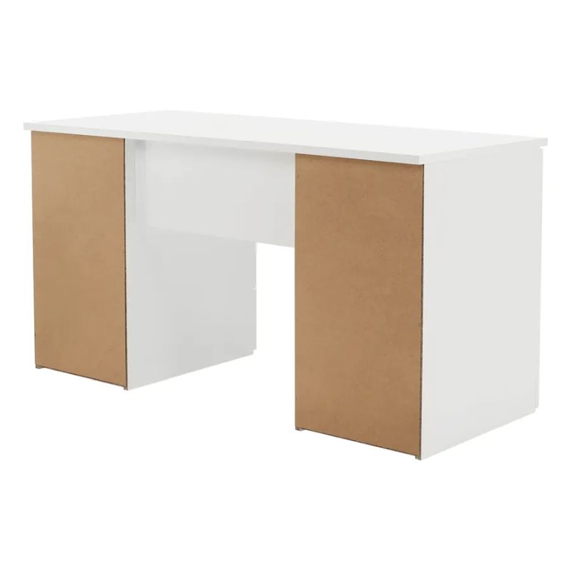 Praktický písací stôl vo farbe biela