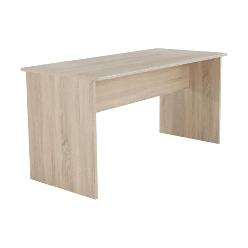 Kancelársky stôl z kvalitnej DTD, 148cm, obojstranný, dub sonoma