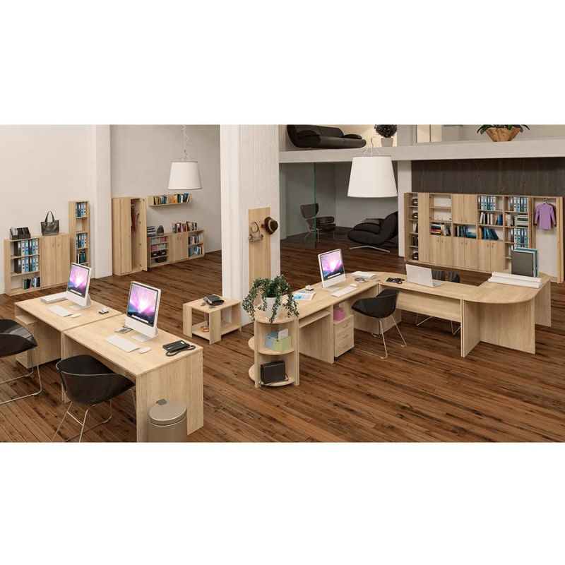 Klasická rohová okrajová skrinka, dub sonoma, 014