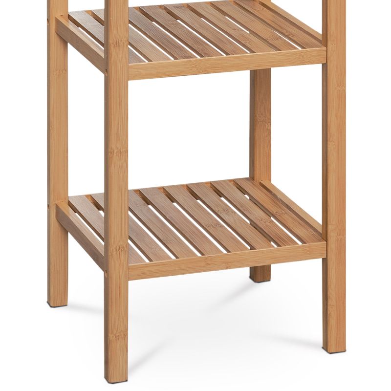 Úložný regál v prírodnej farbe 5-policový