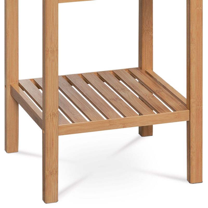 Úložný regál v prírodnej farbe 3-policový