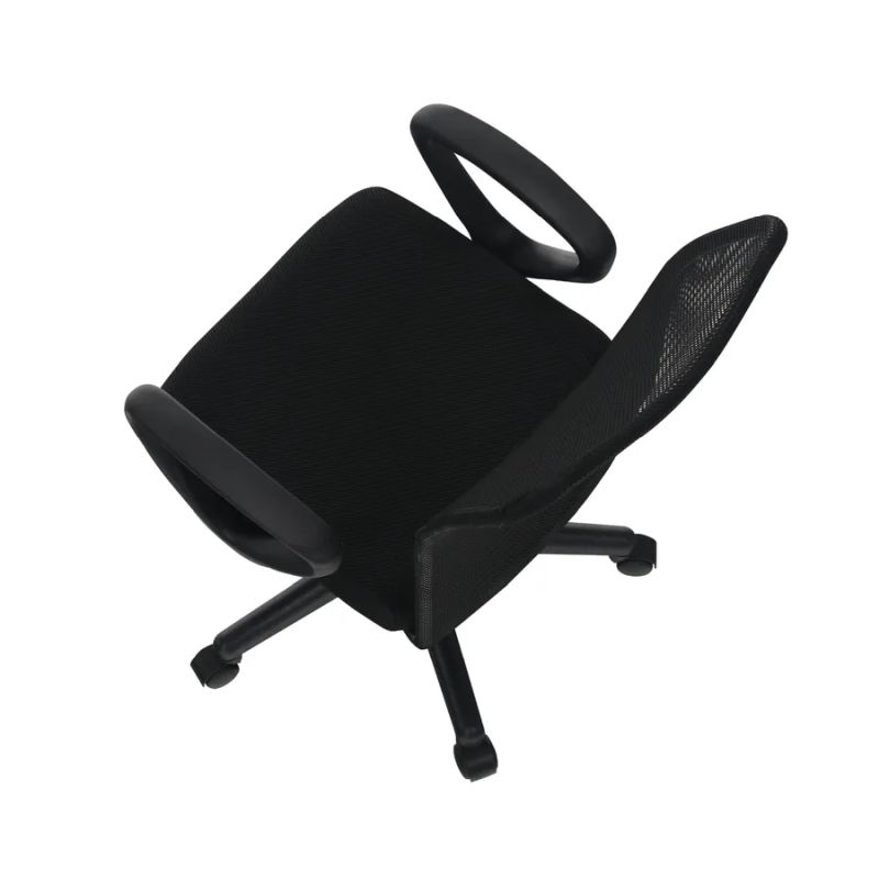 Kancelárska stolička v elegantnej čiernej sieťovine