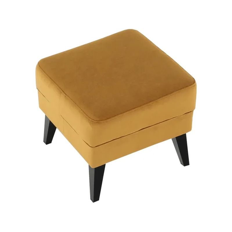 Moderný taburet, medená/čierna