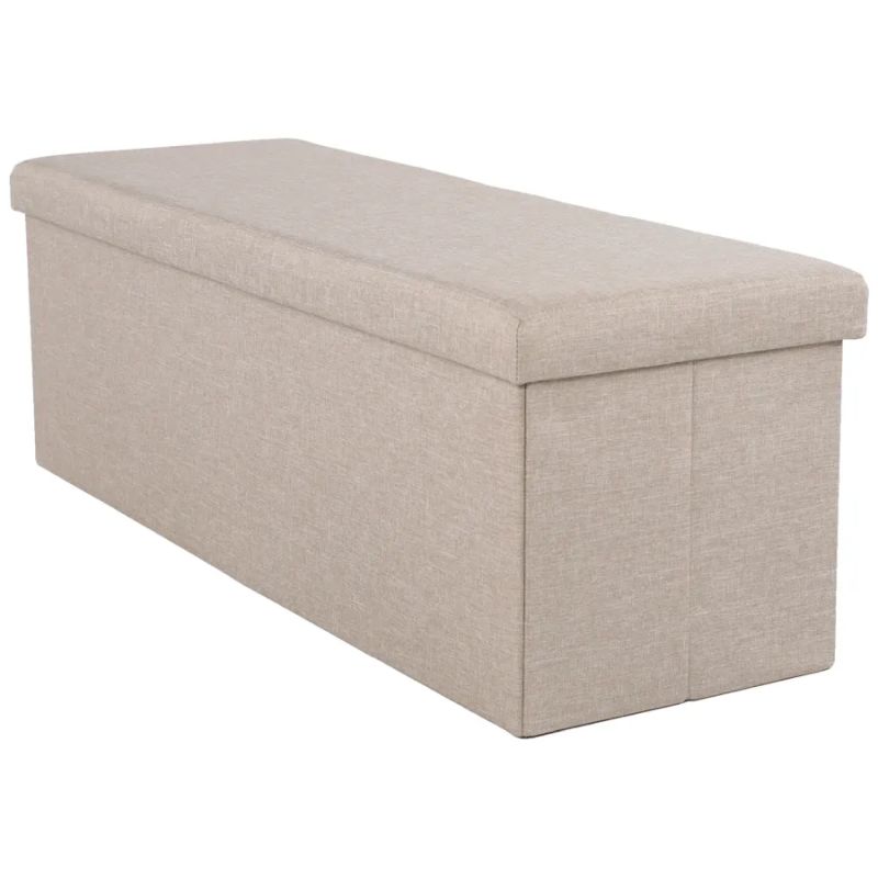 Univerzálny skladací taburet, bežová látka