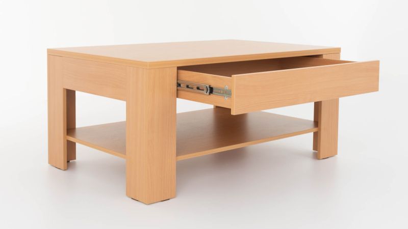 Konferenčný stolík z DTD so zásuvkou 110x70 - viac farebných prevedení