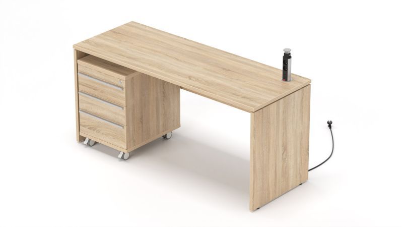 Moderný kancelársky stôl SPD-1600 - viac farebných prevedení