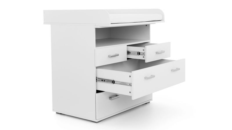 Komoda s prebalovacím pultom a matracom - viac farebných prevedení