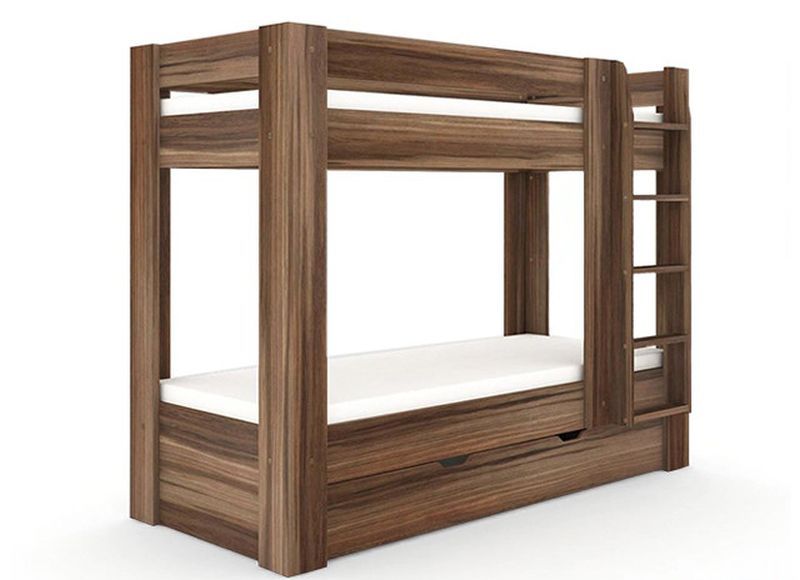 Poschodová posteľ so zásuvkou, pravá - viac farebných prevedení