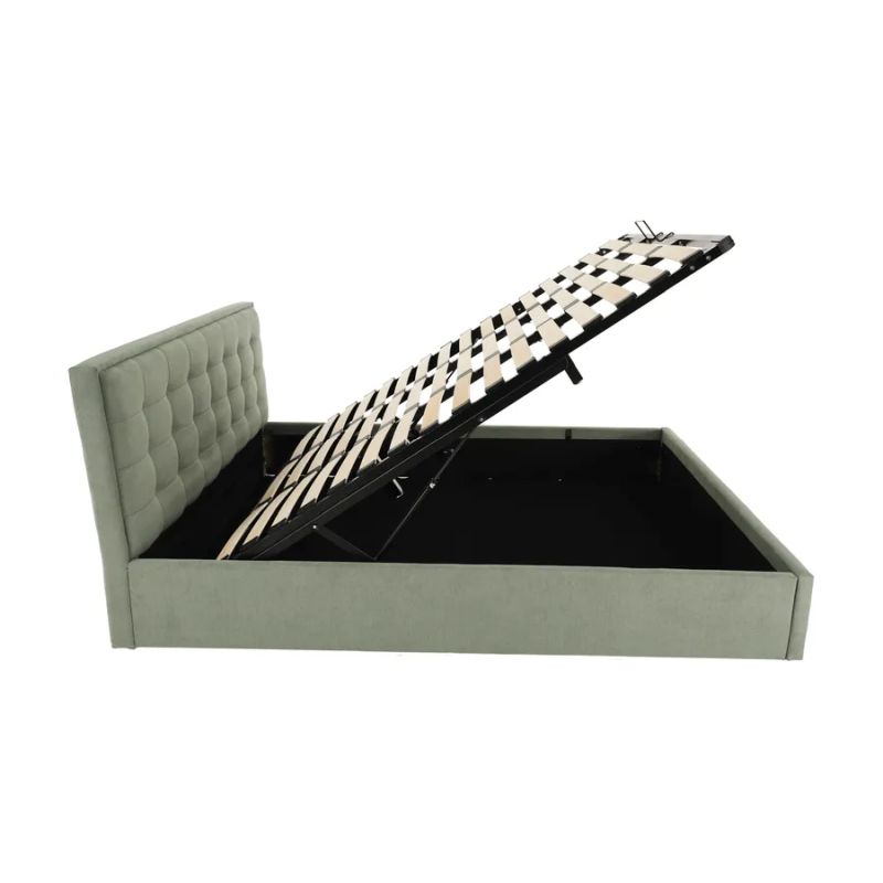 Posteľ čalúnená 180, mentolová