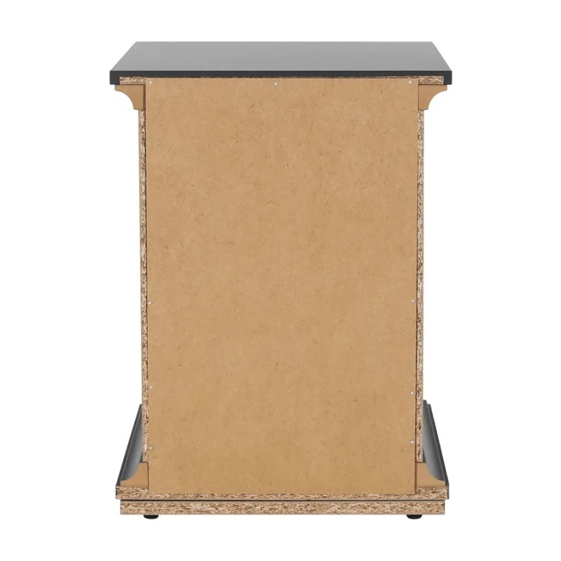 Nočný stolík v sivej farbe