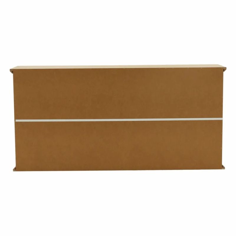 Komoda v modernom prevedení 2x zásuvka a 4x dvierka, biela-dub grand