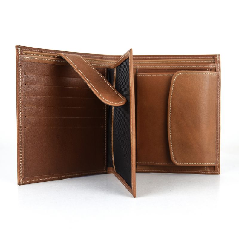 Luxusná kožená peňaženka v hnedej farbe